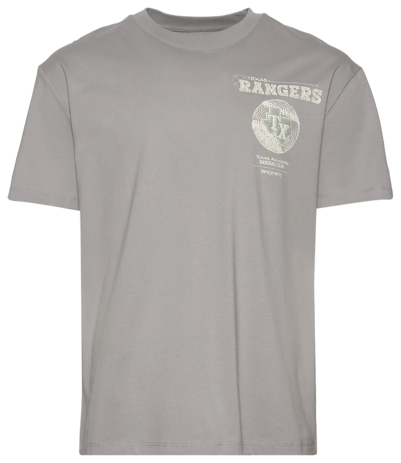 Pro Standard Rangers Blueprint Drop Shoulder FC T-Shirt - Men's