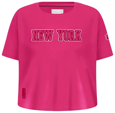 Pro Standard New York Knicks Triple Pink Ss Boxy Tee - Girls' Grade School