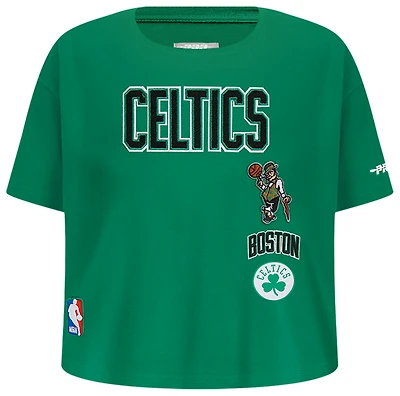 Pro Standard Boston Celtics Retro Classic Ss Boxy Tee - Girls' Grade School