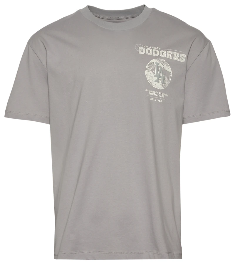 Pro Standard Dodgers Blueprint Drop Shoulder FC T-Shirt - Men's