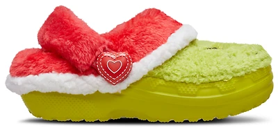 Crocs Lined Grinch Clogs - Boys' Preschool
