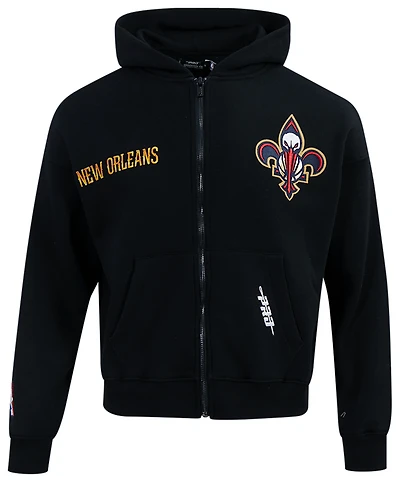 Pro Standard Pelicans Gold Hoops Full-Zip Hoodie - Men's