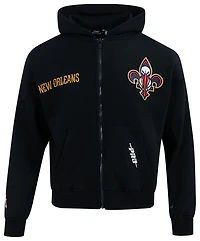 Pro Standard Pelicans Gold Hoops Full-Zip Hoodie - Men's
