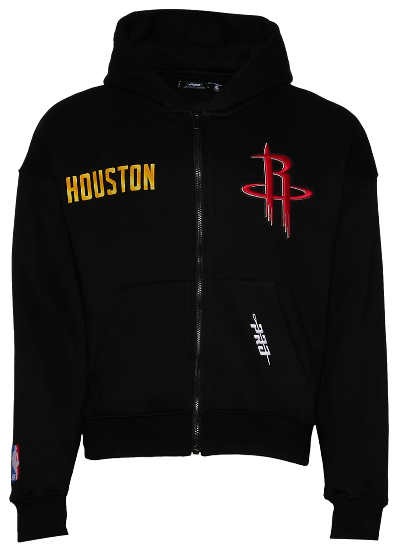 Pro Standard Rockets Gold Hoops Full-Zip Hoodie - Men's