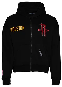 Pro Standard Rockets Gold Hoops Full-Zip Hoodie - Men's