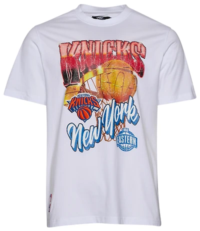 Pro Standard Knicks Gold Hoops Short Sleeve Flex T-Shirt - Men's