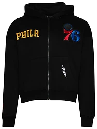 Pro Standard 76ers Gold Hoops Full-Zip Hoodie - Men's