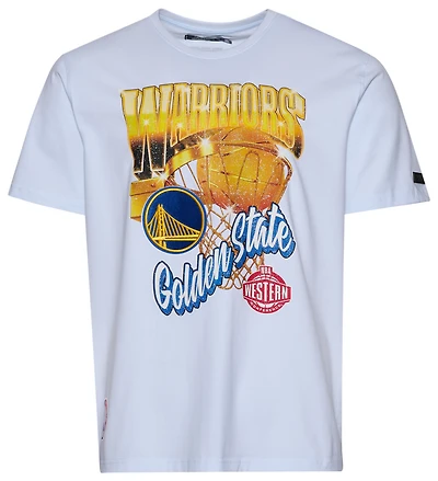 Pro Standard Warriors Gold Hoops Short Sleeve Flex T-Shirt - Men's