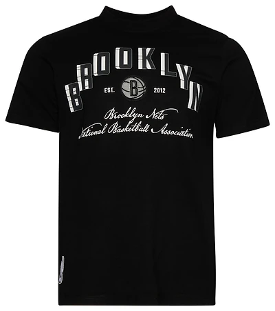 Pro Standard Brooklyn Nets Black Cat S/S Flex T-Shirt - Men's