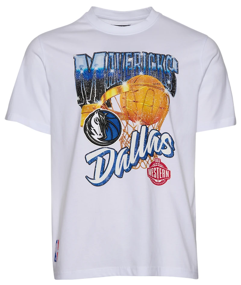 Pro Standard Mavericks Gold Hoops Short Sleeve Flex T-Shirt - Men's