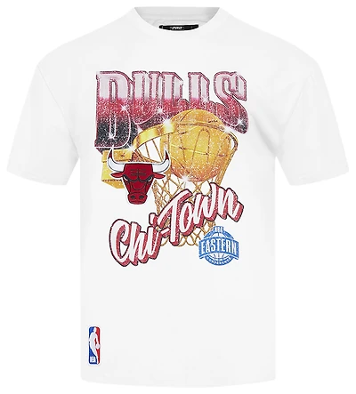 Pro Standard Bulls Gold Hoops Short Sleeve Flex T-Shirt - Men's