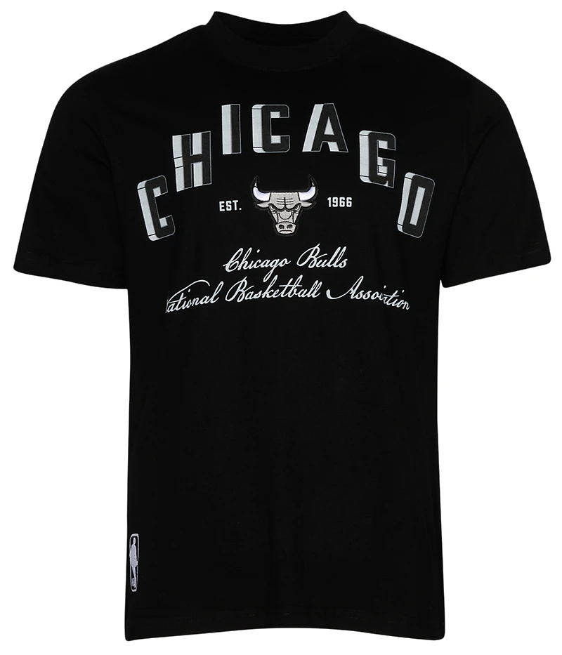 Pro Standard Chicago Bulls Black Cat S/S Flex T-Shirt - Men's