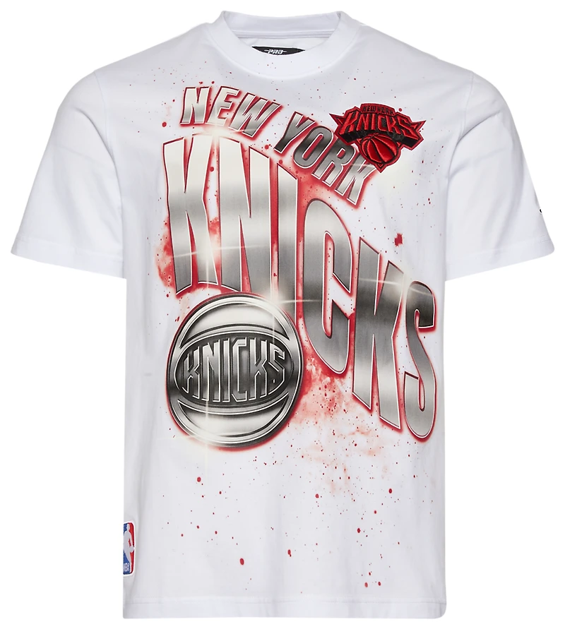 Pro Standard Knicks Red Chrome FC SS Flex T-Shirt - Men's