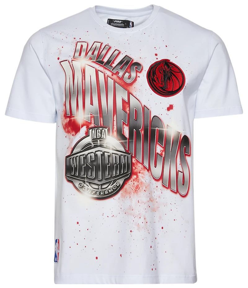 Pro Standard Mavericks Red Chrome FC SS Flex T-Shirt - Men's