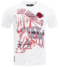 Pro Standard Lakers Red Chrome FC SS Flex T-Shirt - Men's