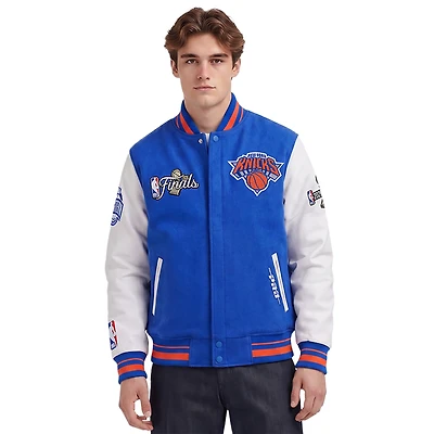 Pro Standard Knicks NBA Finals 2026 Rib Wool Varsity Jacket - Men's