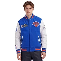Pro Standard Knicks NBA Finals 2026 Rib Wool Varsity Jacket - Men's