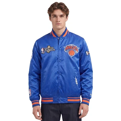 Pro Standard Knicks NBA Finals 2026 Satin YD Rib Jacket - Men's