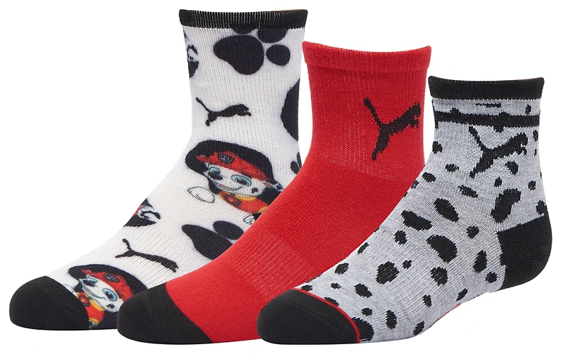 PUMA 3PK Quarter Non Terry Crew Socks - Boys' Infant