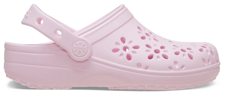 Crocs Floral Cutout Clogs - Girls' Preschool