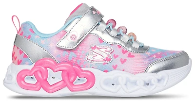 Skechers Infinite Heart Lights - Girls' Preschool