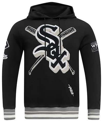 Pro Standard WHITE SOX MASH UP RIB FLC PO HOODIE - Men's