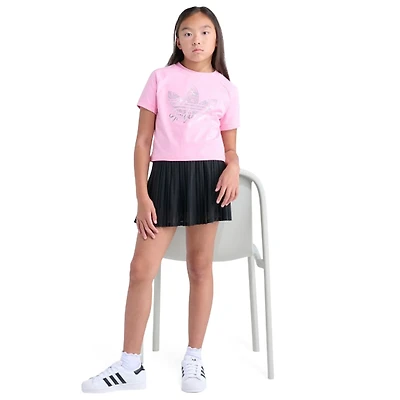 adidas Foil Lace Trefoil T-Shirt - Boys' Grade School