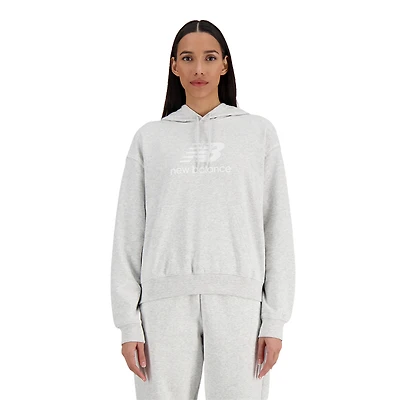 New Balance Sport Essentials Fleece Logo Hoodie - Women's