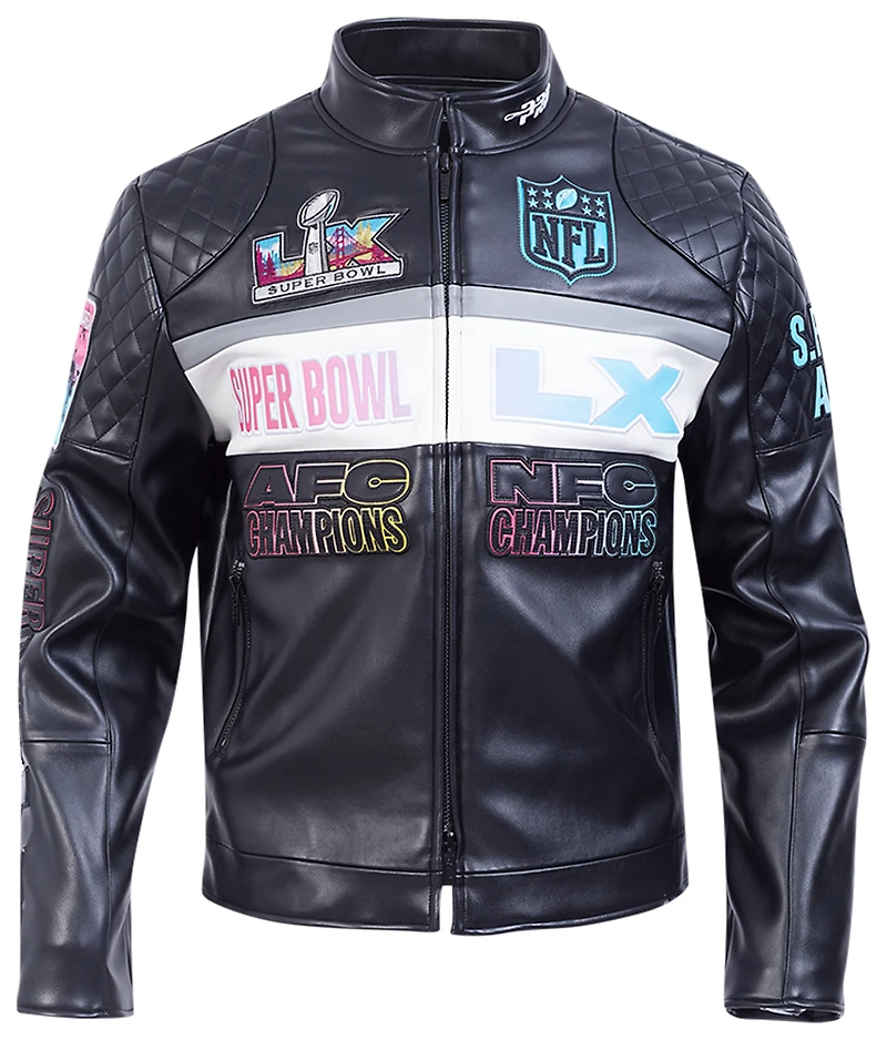 Pro Standard NFL Super Bowl 60 Moto Jacket - Men's