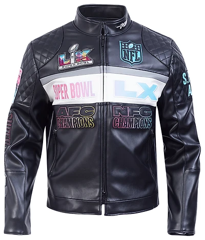 Pro Standard NFL Super Bowl 60 Moto Jacket - Men's