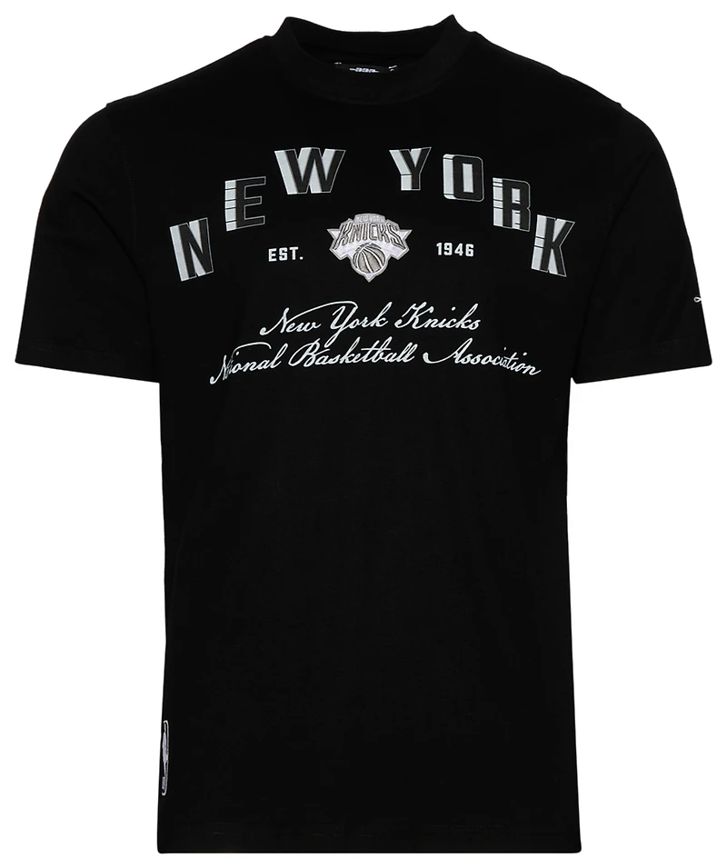 Pro Standard New York Knicks Black Cat S/S Flex T-Shirt - Men's