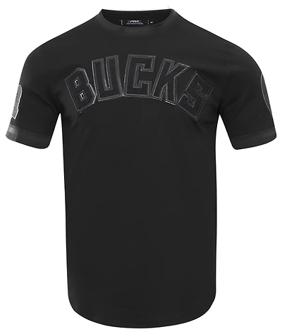 Pro Standard BUCKS TRIPLE BLACK DK TEE - Men's