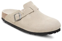 Birkenstock Sabots en suède avec assise plantaire douce Boston - Pour femmes