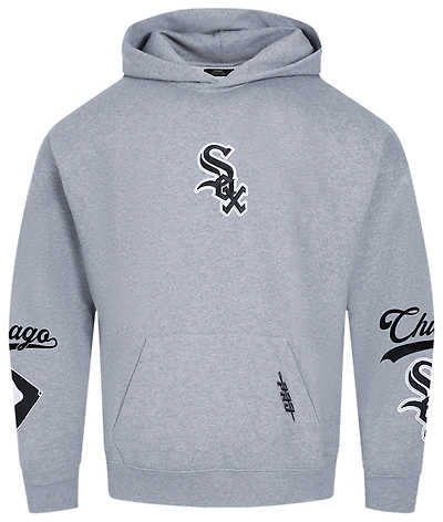 Pro Standard White Sox Living Large Drop Shoulder PO Hoodie - Men's