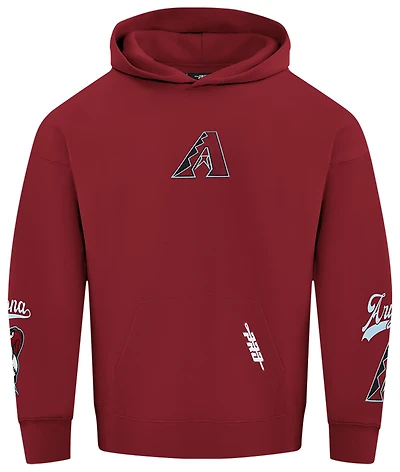 Pro Standard Diamondbacks Living Large Drop Shoulder Hoodie - Men's