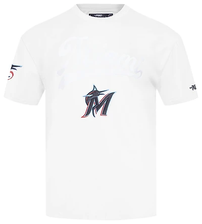 Pro Standard Marlins Living Large CJ Drop Shoulder T-Shirt - Men's