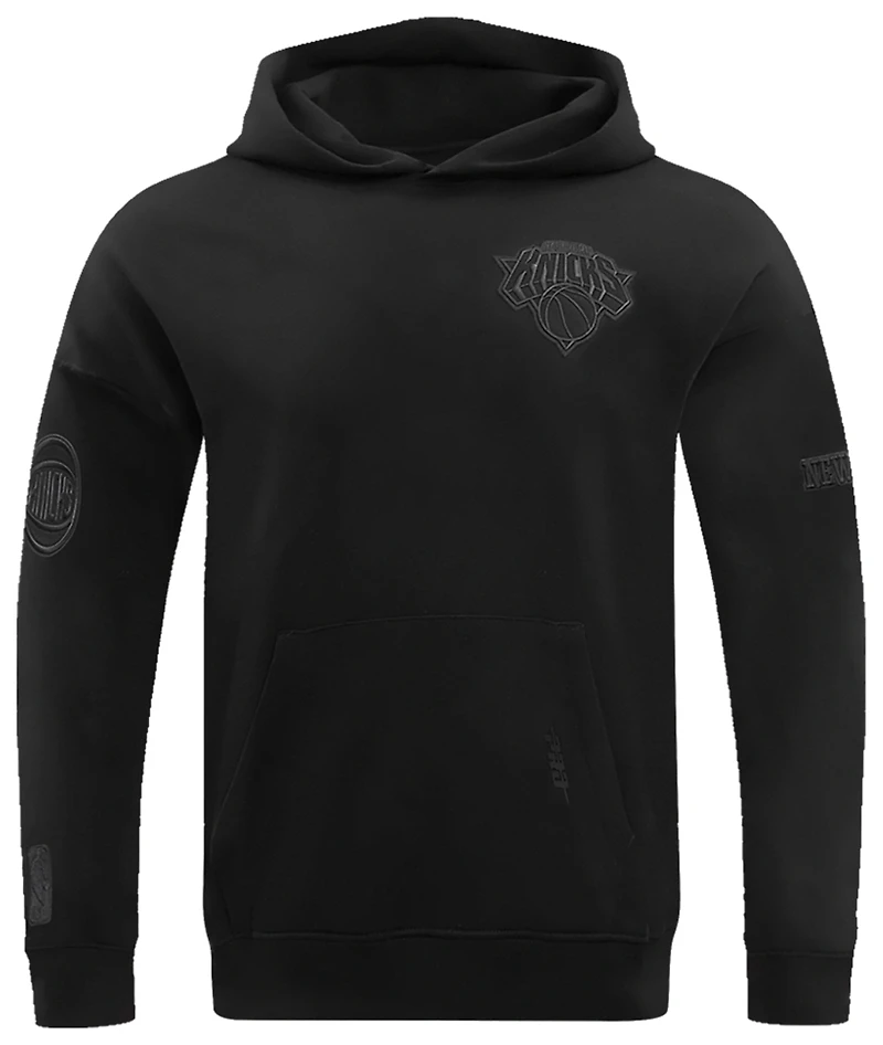 Pro Standard Knicks Neutral Drop Shoulder Pullover Hoodie - Men's