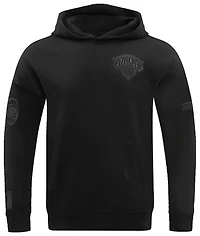 Pro Standard Knicks Neutral Drop Shoulder Pullover Hoodie - Men's
