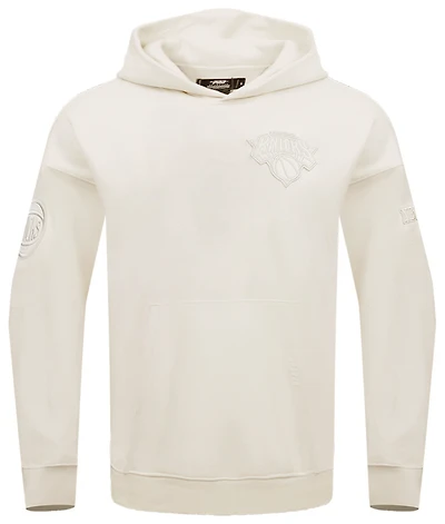 Pro Standard Knicks Neutral Drop Shoulder Pullover Hoodie - Men's