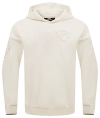 Pro Standard Knicks Neutral Drop Shoulder Pullover Hoodie - Men's