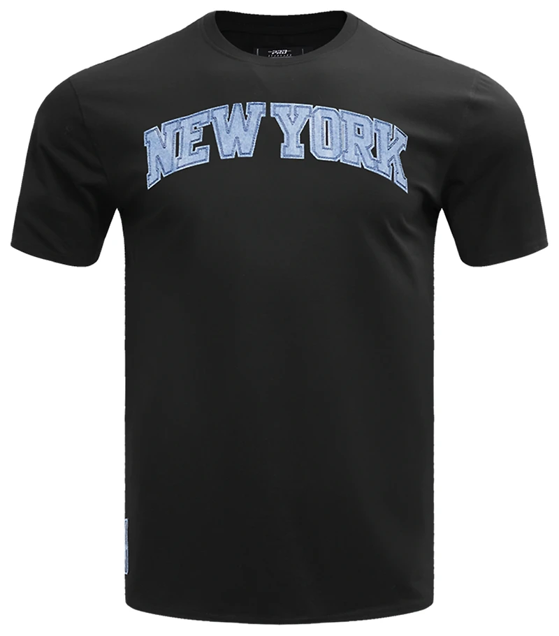 Pro Standard Knicks Classic Chenille Double Knit T-Shirt - Men's