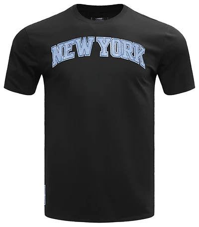 Pro Standard Knicks Classic Chenille Double Knit T-Shirt - Men's