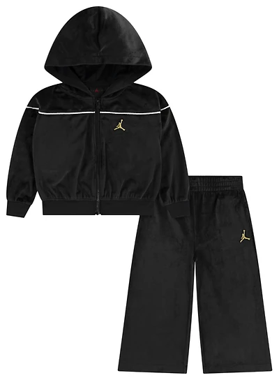 Jordan Mountainside Velour Set - Girls' Toddler