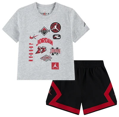 Jordan Dynasty Patch T-Shirt Shorts Set - Boys' Toddler