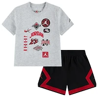 Jordan Dynasty Patch T-Shirt Shorts Set - Boys' Toddler