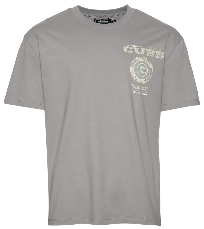 Pro Standard Cubs Blueprint Drop Shoulder FC T-Shirt - Men's