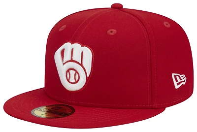 New Era Brewers 5950 Evergreen Side Patch Fitted Hat - Adult