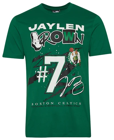 New Era Celtics Jalen Brown Overzie Tshirt - Men's