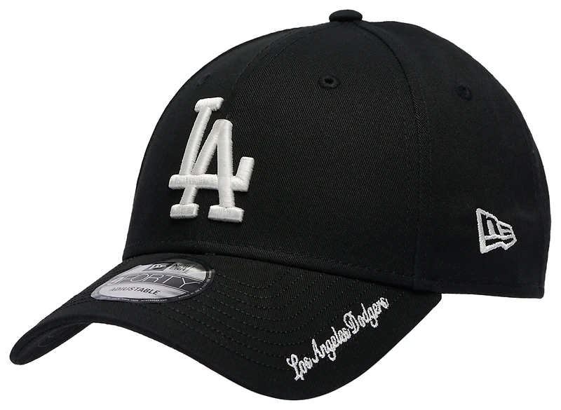 New Era Dodgers Visor Script 9FORTY Cap - Men's