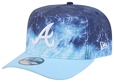 New Era Braves Deep Water 950 A Frame Cap - Men's